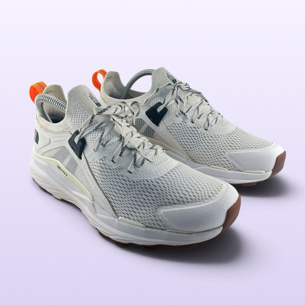 North Face Vectiv Hypnum Women's 9 Lace Trail Running Hiking Sneaker Shoes White